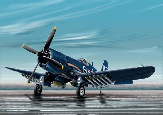 Italeri 062 CORSAIR F - 4U/4B 1:72 Scale Plastic Model Kit
