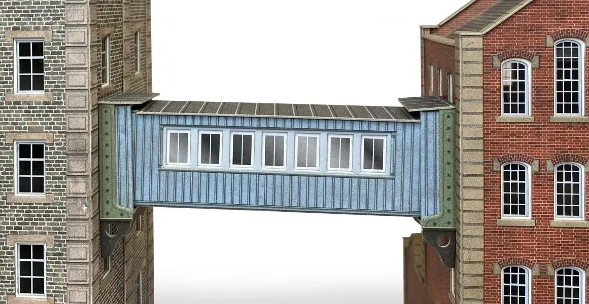 Metcalfe PO402 OO/HO Scale Industrial Overbridge Card Kit