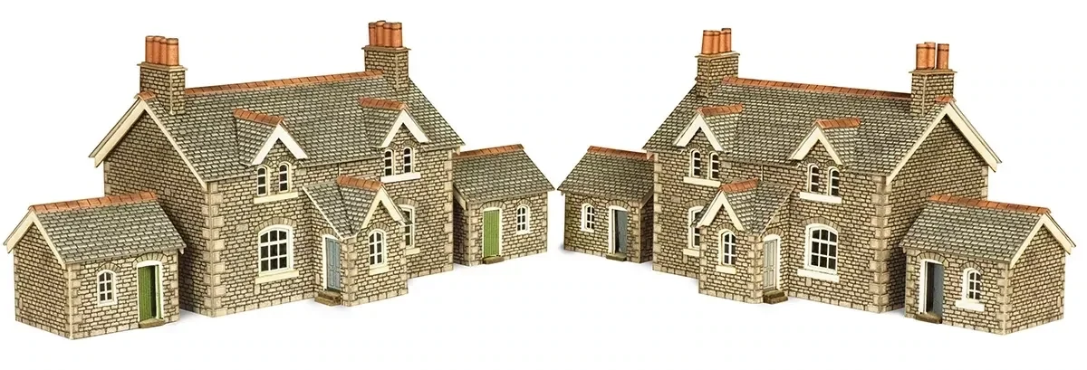Metcalfe PN155 N Scale Workers Cottages Card Kit