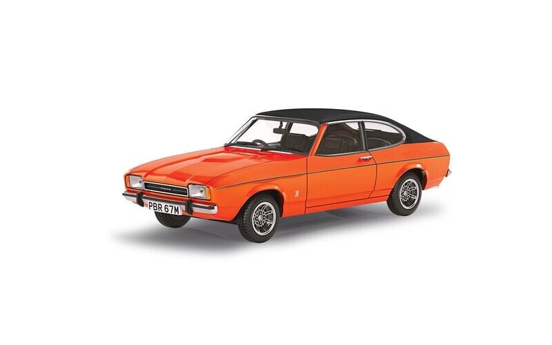 Corgi VA15401 Ford Capri Mk2 3-litre Ghia Automatic, Sebring Red Diecast Model