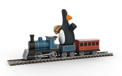 Corgi CC80602 Wallace & Gromit - The Wrong Trousers - Feathers McGraw & Locomotive Diecast Model