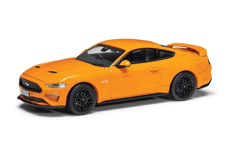 Corgi VA15502 Ford Mustang Mk6 GT Fastback, Orange Fury Diecast Model
