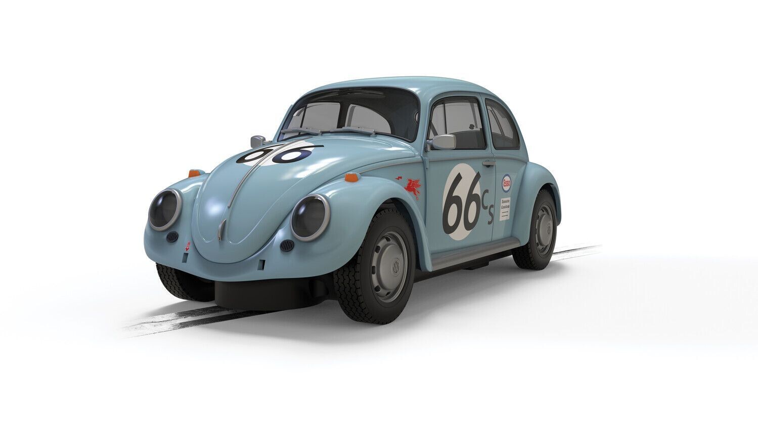 Scalextric C4498 Volkswagen Beetle - Blue 66 Slot Car