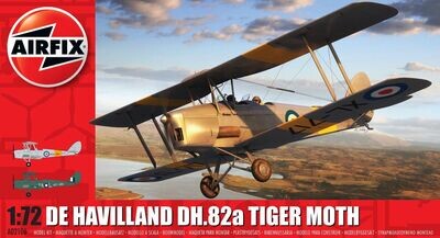 Airfix A02106 de Havilland Tiger Moth 1:72 Scale Plastic Model Kit