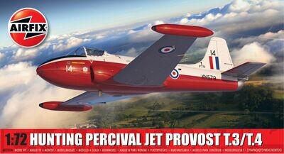 Airfix A02103A Hunting Percival Jet Provost T.3/T.4 1:72 Scale Plastic Model Kit
