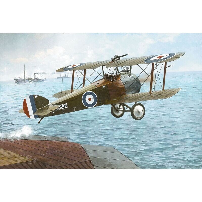 Roden 044 Sopwith 2F.1 Camel  ("Ship's Camel") 1:72 Scale Plastic Model Kit