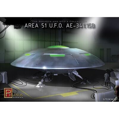 Pegasus 9100 Area 51 UFO File # AE-341.15B 1:72 Scale Plastic Model Kit
