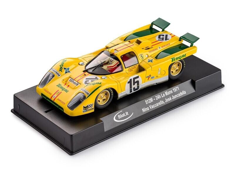 Slot.it CA51C Ferrari 512M No.15 24hr Le Mans 1971 Slot Car