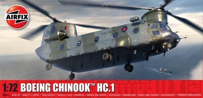 Airfix A06023 Boeing Chinook HC.1
1:72 Scale Plastic Model Kit