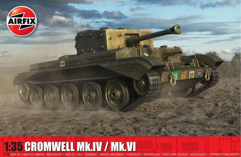 Airfix A1384 Cromwell Mk.IV / Mk.VI 1:35 Scale Plastic Model Kit