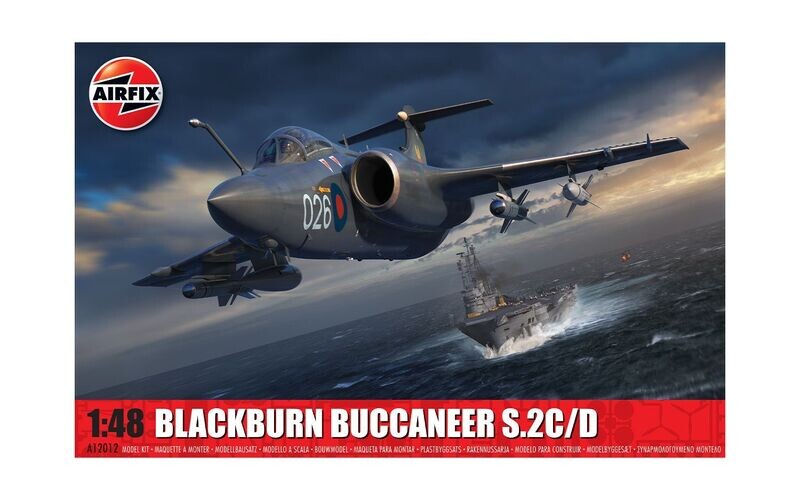 Airfix A12012 Blackburn Buccaneer S.2C/D 1:48 Scale Plastic Model Kit
