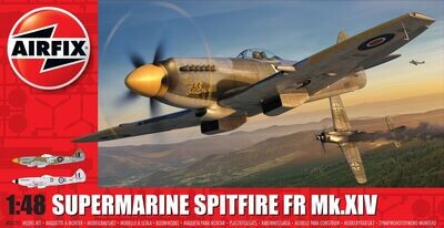 Airfix A05135 Supermarine Spitfire FR Mk.XIV 1:48 Scale Plastic Model Kit