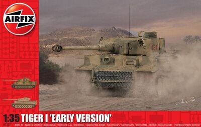 Airfix A1357 Tiger 1, Early Production Version 1:35 Scale Plastic Model Kit