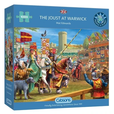 Gibsons G6369 The Joust at Warwick 1000 Piece Jigsaw Puzzle
