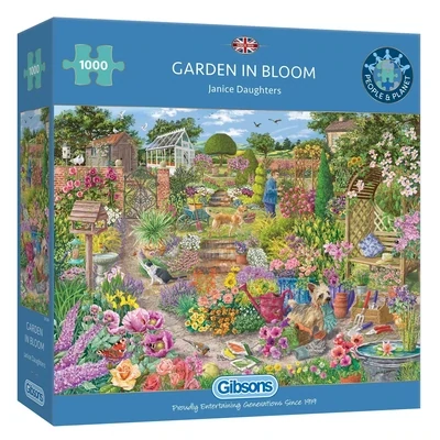 Gibsons G6368 Garden In Bloom 1000 Piece Jigsaw Puzzle