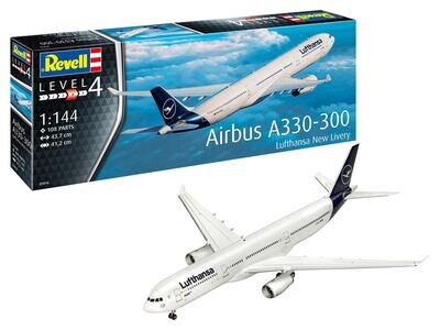 Revell 03816 Airbus A330-300 Lufthansa New Livery 1:144 Scale Plastic Model Kit