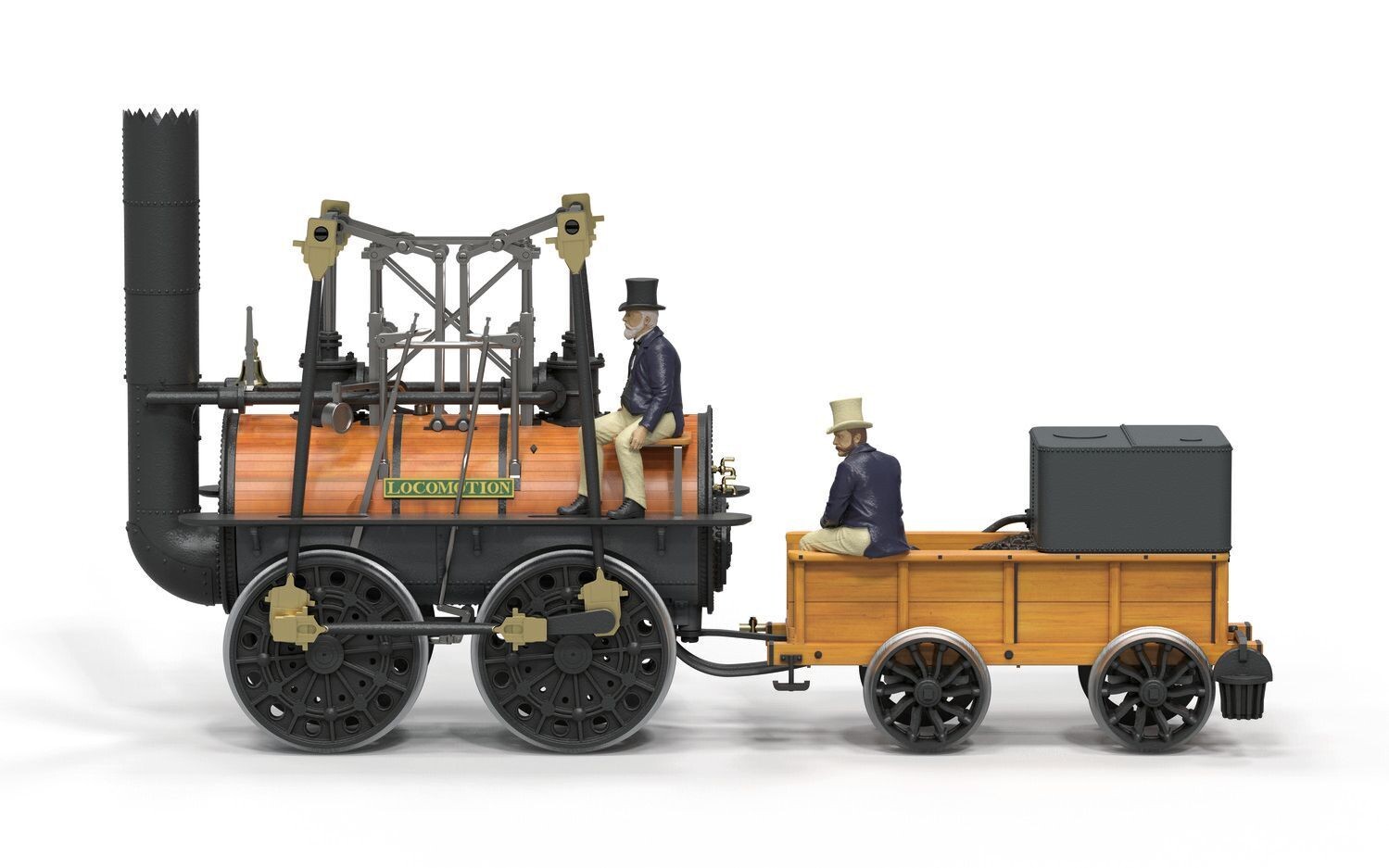 Hornby R30346 S&DR, 0-4-0, Locomotion No. 1 - Era 11