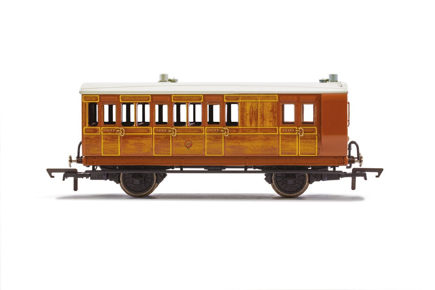 Hornby R40416 IoWCR, 4 Wheel Coach, Brake Third - Era 2