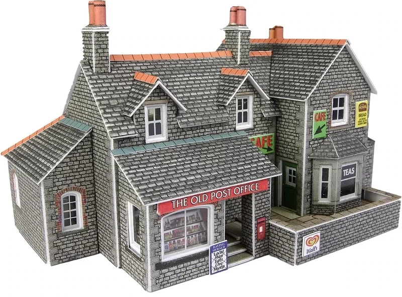 Metcalfe PN154 N Scale Village Shop & Cafe Card Kit