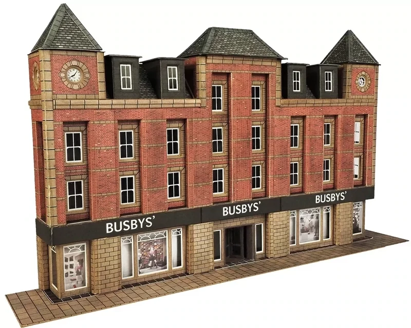 Metcalfe PN179 N Scale Low Relief Department Store Card Kit