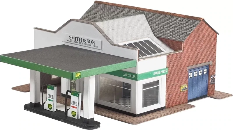 Metcalfe PN181 N Scale Service Station Card Kit