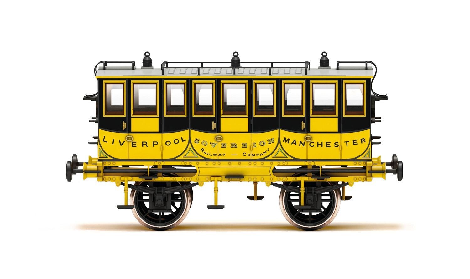 Hornby R40445 L&MR, 1st Class Coach 'Sovereign' - Era 1