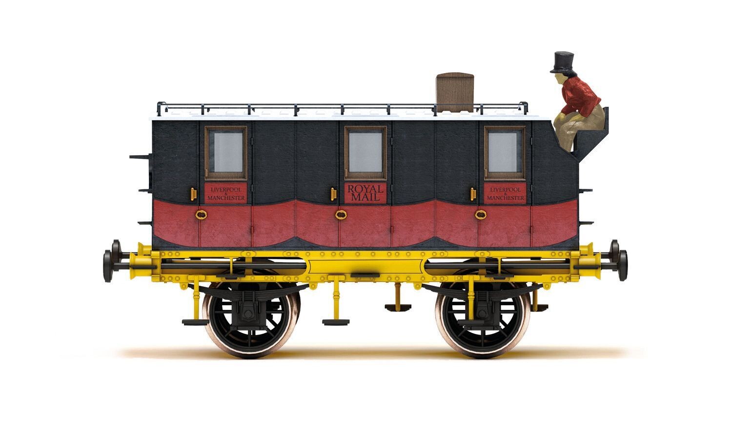 Hornby R40436 L&MR, Royal Mail Coach - Era 1