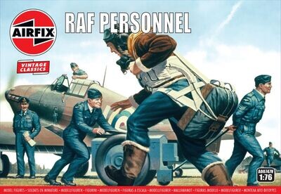Airfix A00747V RAF Personnel 1:76 Scale Plastic Model Military Figures