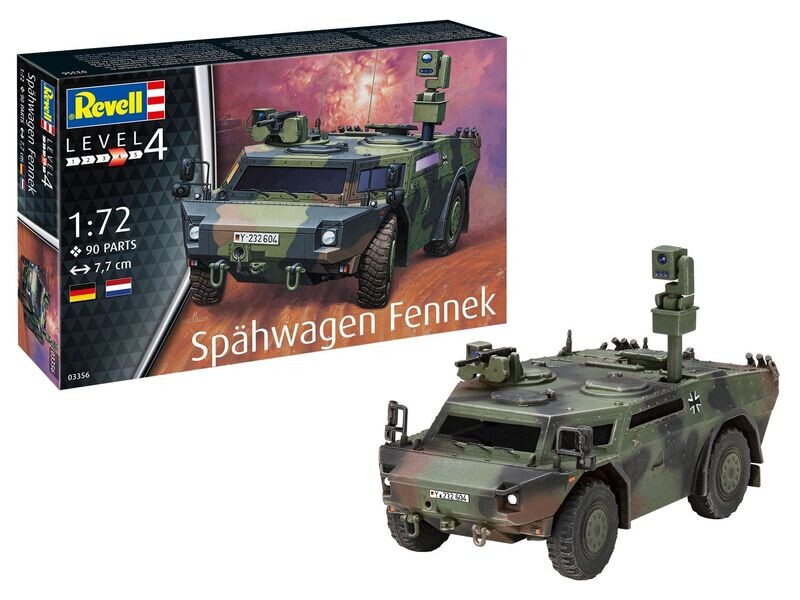 Revell 03356 Spähwagen Fennekle 1:72 Scale Plastic Model Kit