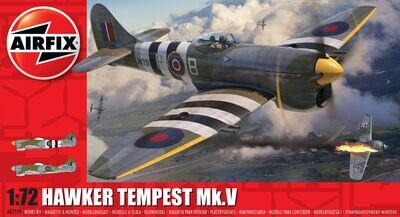 Airfix A02109 Hawker Tempest Mk.V 1:72 Scale Plastic Model Kit