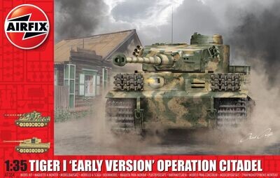 Airfix A1354 Tiger-1 Early Version - Operation Citadel 1:35 Scale Plastic Model Kit