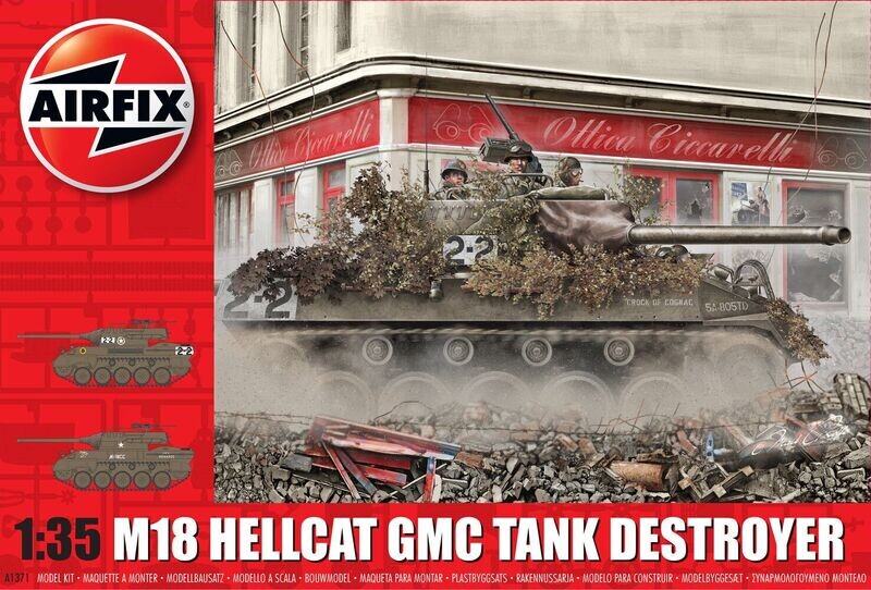 Airfix A1371 M-18 Hellcat 1:35 Scale Plastic Model Kit