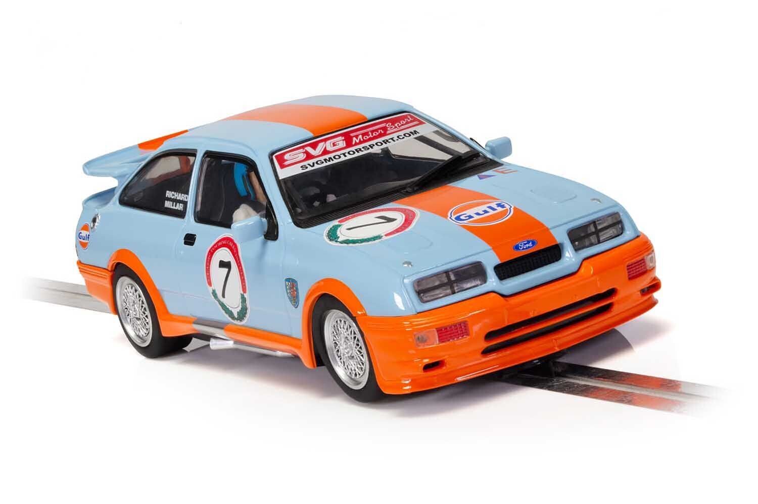 Scalextric C4231 Ford Sierra RS500 - Gulf Edition - Richard Millar Slot Car