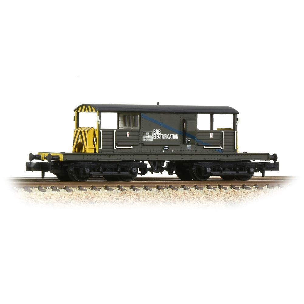 Graham Farish 377-878 SR 25T 'Queen Mary' Brake Van BR Departmental Olive Green N Gauge