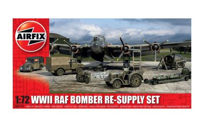 Airfix A05330 Bomber Re-supply Set 1:72 Scale Plastic Model Kit