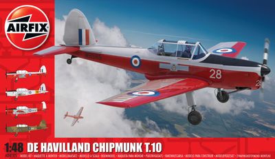 Airfix A04105 de Havilland Chipmunk T.10 1:48 Scale Plastic Model Kit