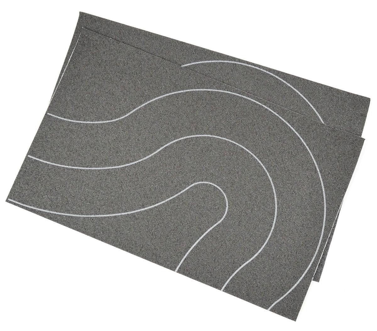 Gaugemaster GM371 Self Adhesive Tarmac Road Universal Curves OO (80mm) 2pcs