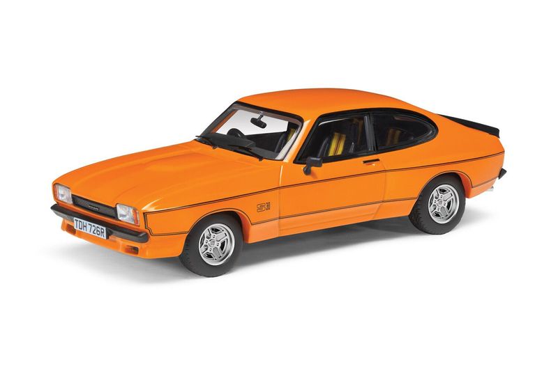Corgi VA15402 Ford Capri Mk2 X-Pack, Signal Orange Diecast Model