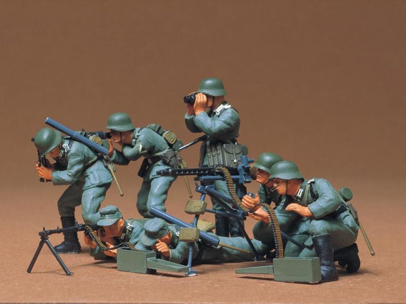 Tamiya 35038 German Machine Gun Troops 1:35 Scale Plastic Model Kit