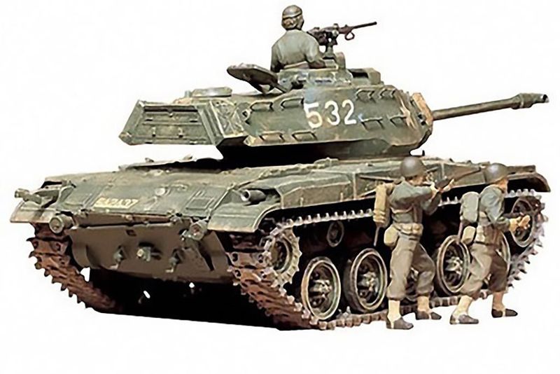 Tamiya 35055 U.S. M41 Walker Bulldog Tank 1:35 Scale Plastic Model Kit