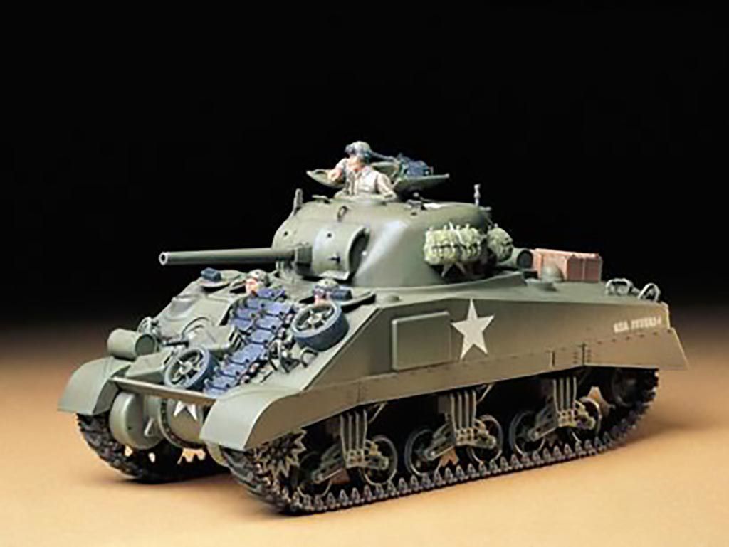 Tamiya 35190 U.S. M4 Sherman Medium Tank (Early Production) 1:35 Scale Plastic Model Kit
