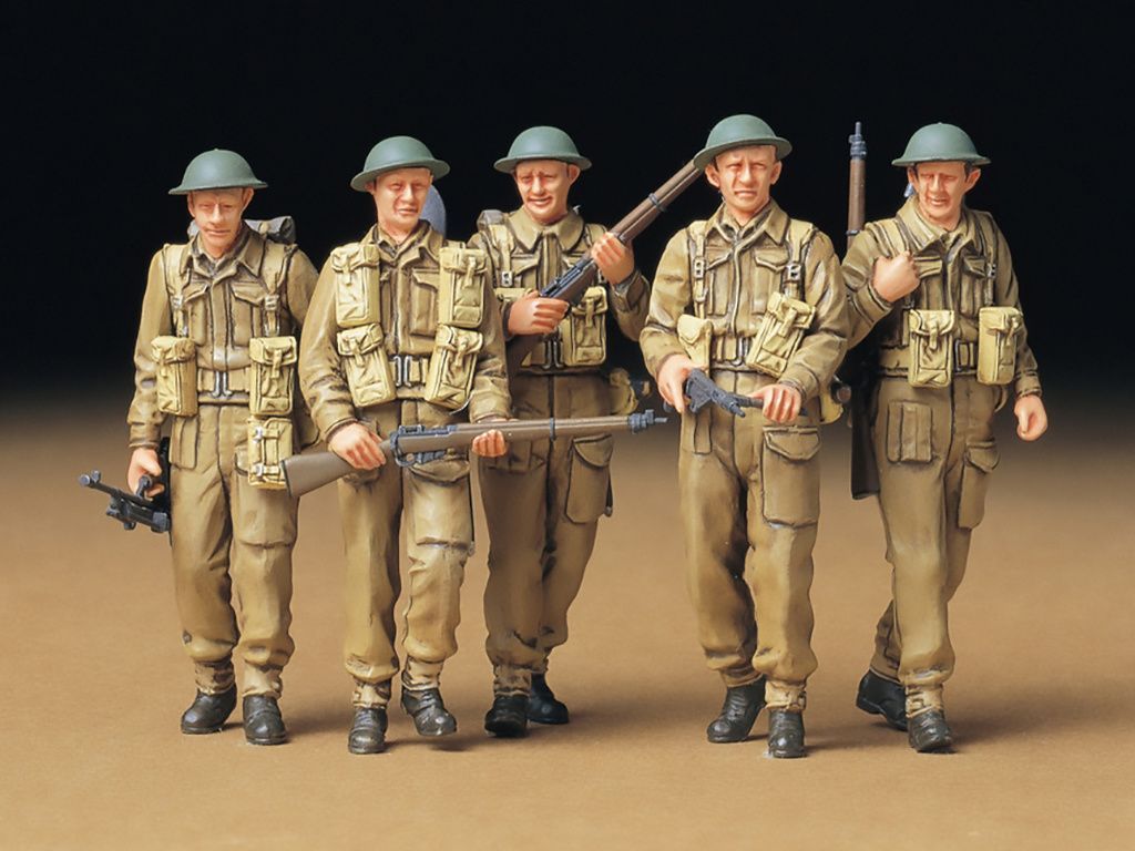 Tamiya 35223 British Infantry on Patrol 1:35 Scale Plastic Model Kit
