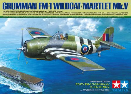 Tamiya 61126 FM-1 Wildcat/Martlet 1:48 Scale Plastic Model Kit