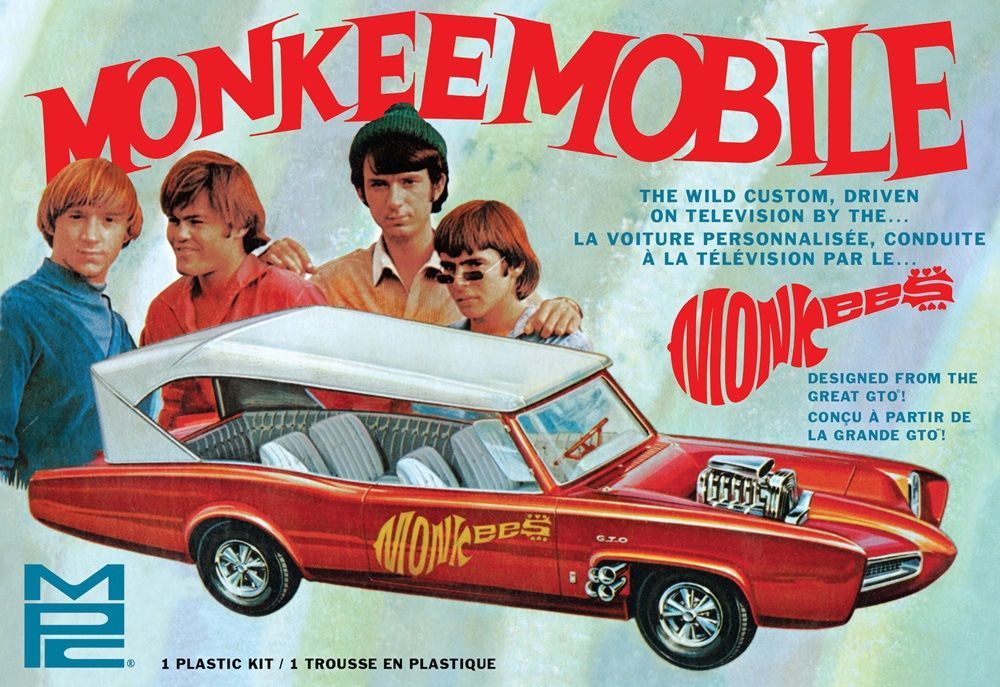MPC 996M Monkeemobile  1:25 Scale Plastic Model Kit