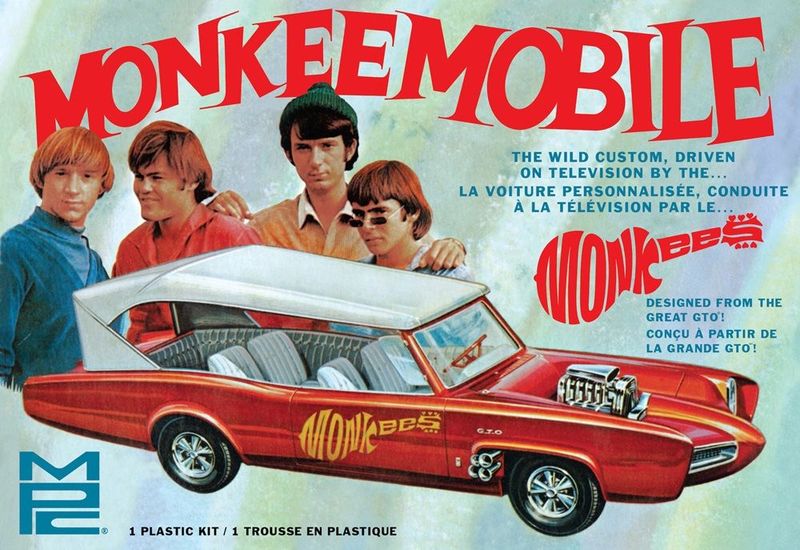 MPC 996M Monkeemobile  1:25 Scale Plastic Model Kit