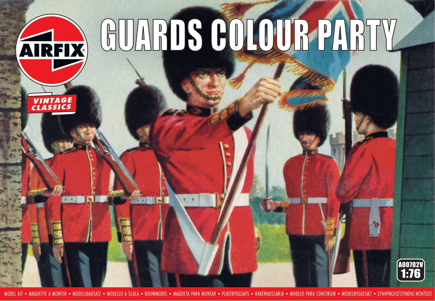 Airfix A00702V Guards Colour Party 1:76 Scale Plastic Model Military Figures