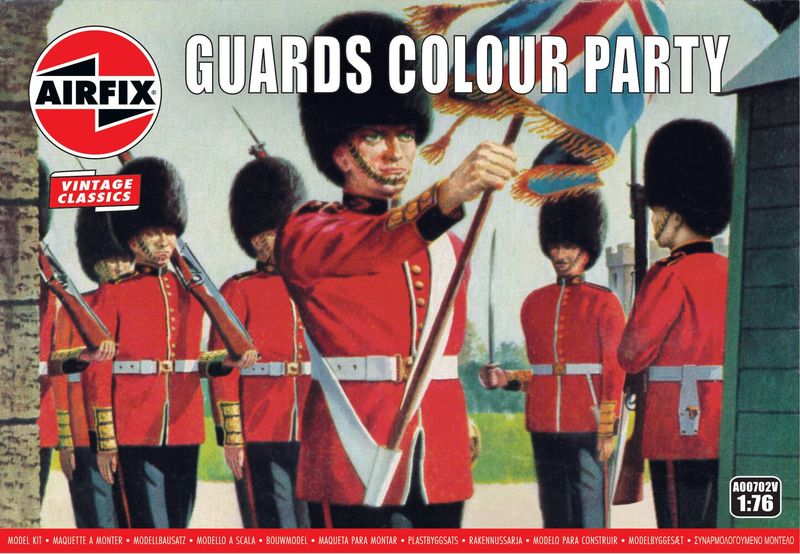 Airfix A00702V Guards Colour Party 1:76 Scale Plastic Model Military Figures