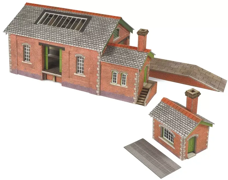 Metcalfe PN912 N Scale Country Goods Shed Card Kit