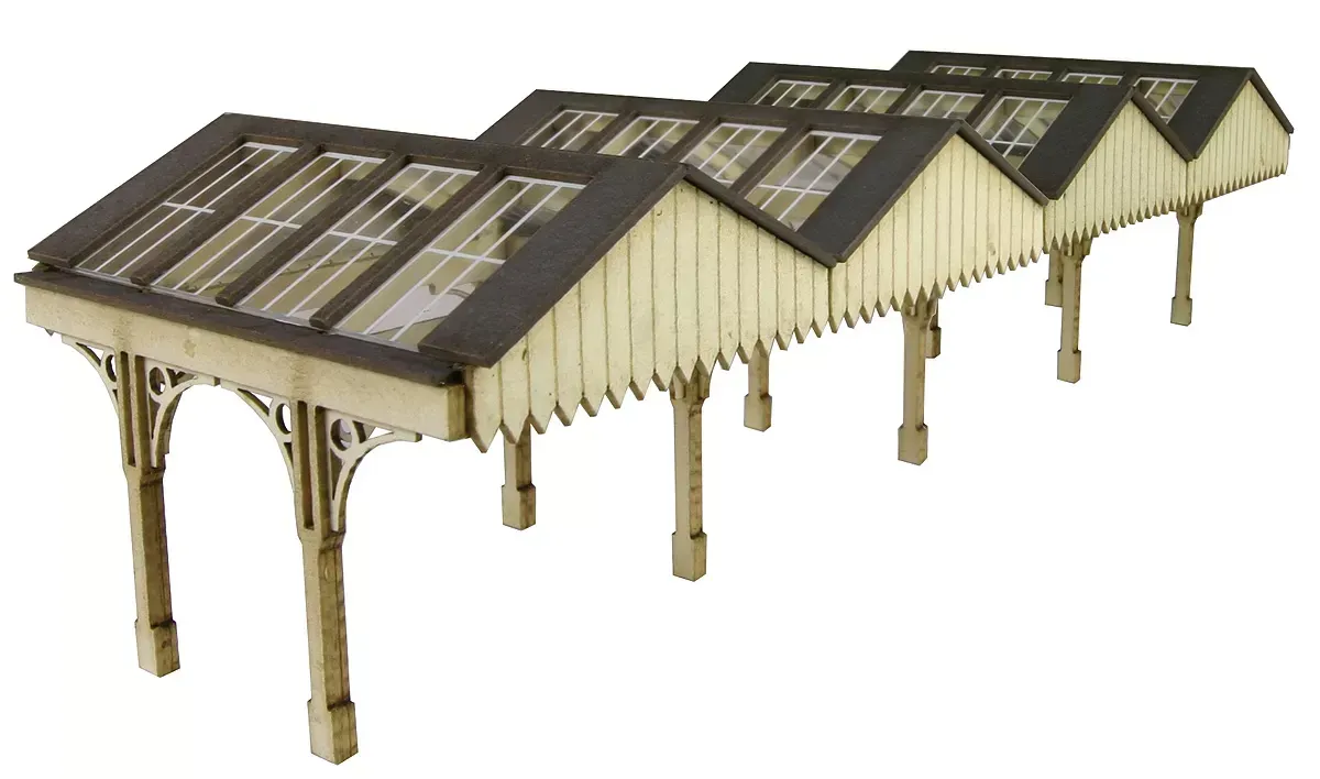 Metcalfe PN940 N Scale Platform Canopy Card Kit