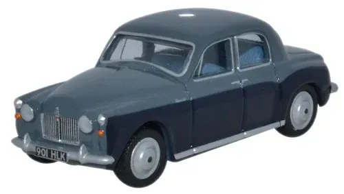 Oxford Diecast Rover P4 Steel Blue - Light Navy (76P4002) 1:76 (OO) Scale Model